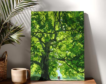 Kit de pintura por números del Árbol de la Vida: Kit de pintura acrílica DIY para principiantes sobre lienzo