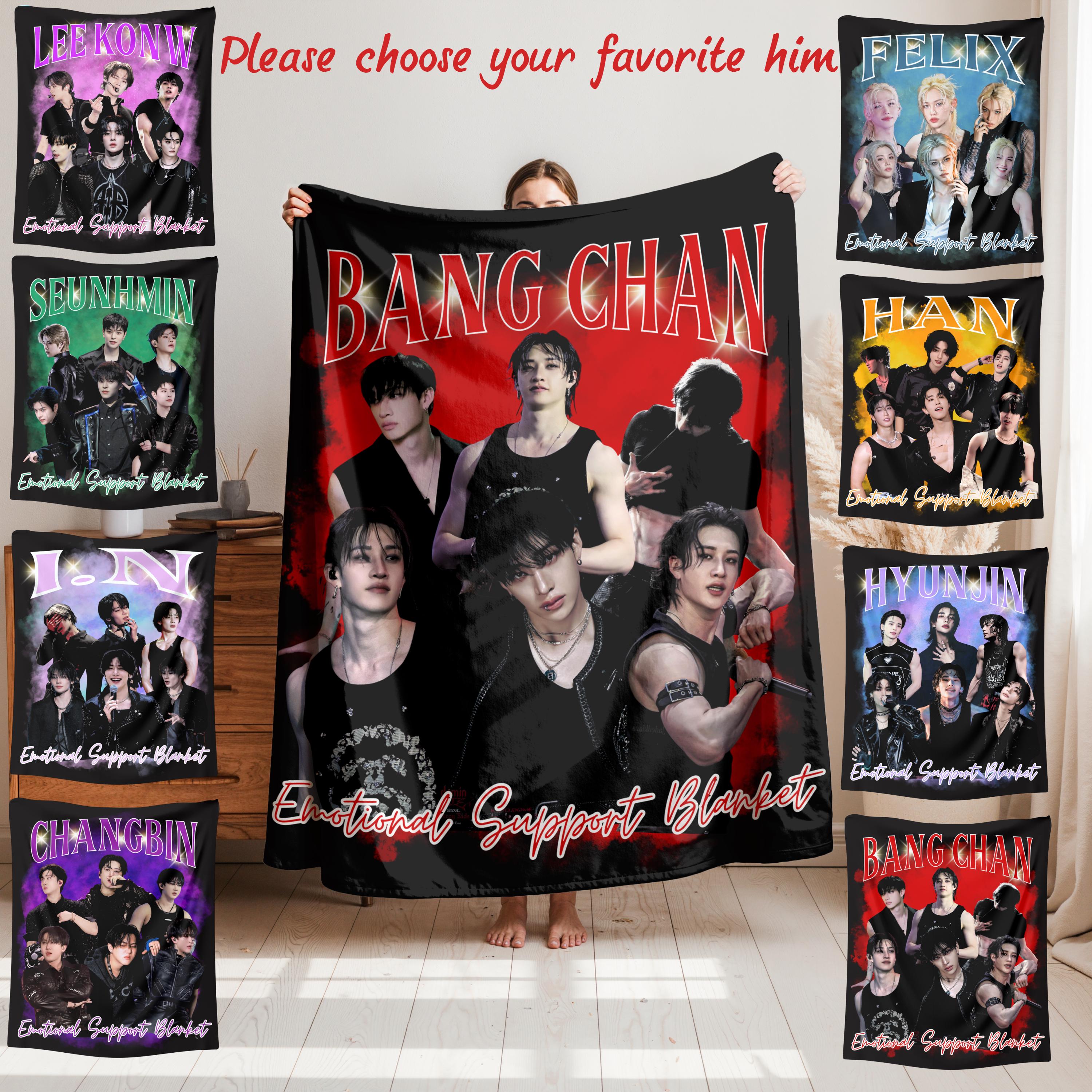 Stray Kids Hyunjin Blanket - Etsy