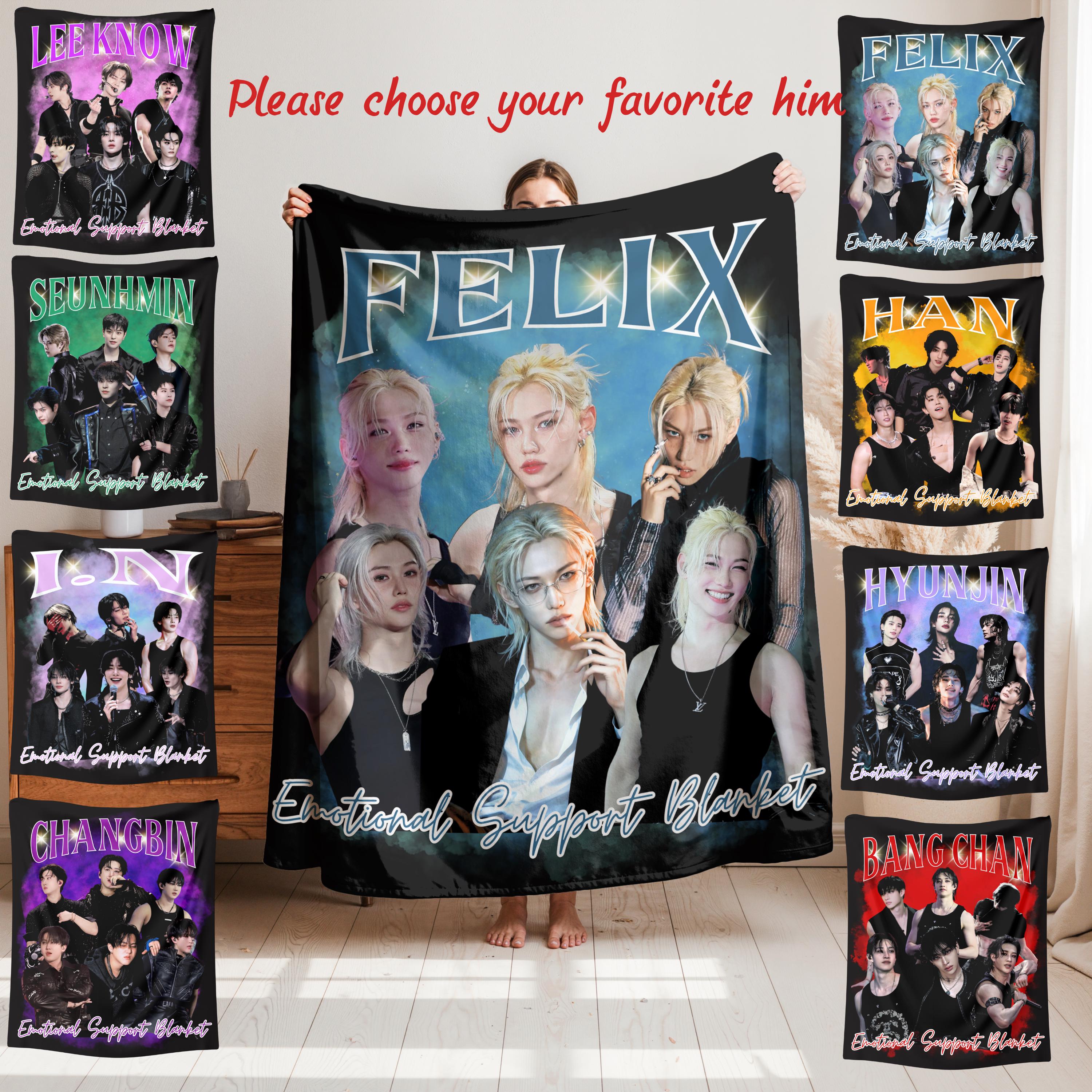 Felix Stray Kids Blanket - Etsy