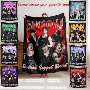 Straykids Bangchan Blanket - Etsy