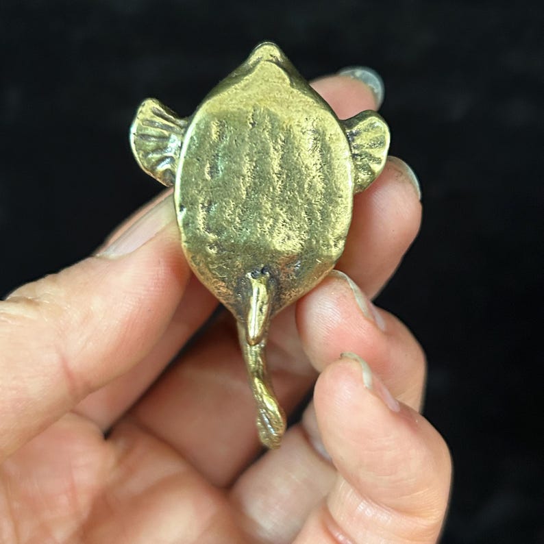 Exquisite Solid Brass Goldfish Statues for Garden Decor, Figurine Deep ...
