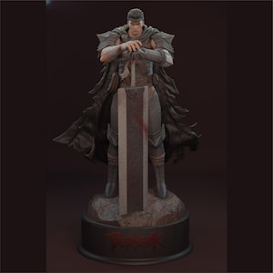 Berserk Gust STL Model for 3D Printing - High Quality Resin Figure Diorama for Printer, Detailed Collectible Miniature