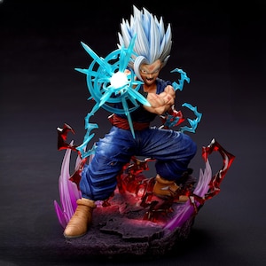 Young Martial Arts Hero STL Anime-Style Fighter Statue, Fantasy Figurine, Unique Martial Arts Gift, Digital Download, for Collectors & Decor