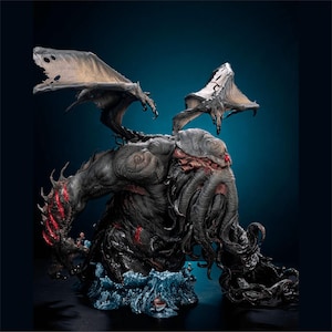 Collection STL Lovecraft | Figurines 3D des Mythes de Cthulhu et statues imprimables d&#39;horreur surnaturelle | Téléchargement instantané uniquement (pré-assistance)