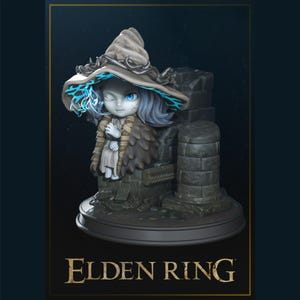 elden ring stl Ranni 3D Model for Resin Printer - High Quality Elden Ring Figure & Diorama for 3D Printing