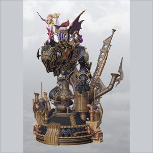 Terra Magitek Final Fantasy VI 3D Printable STL Model – High Quality Printer Figure Diorama for Collectors & Fans