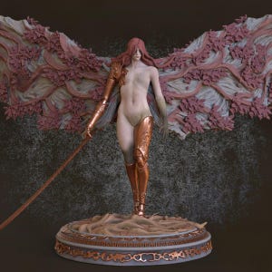 Elden Ring Malenia STL Model for 3D Printing – High Quality Printable Diorama Figure Miniature