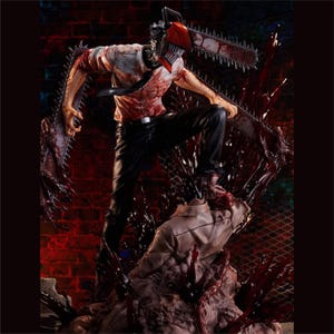 Chainsaw Man Denji STL Model for Resin 3D Printing - High Quality Anime Figure Diorama STL File