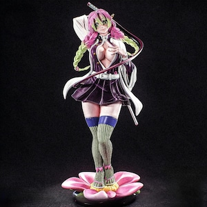 Mitsuri Kanroji Demon Slayer STL 3D Print Model for Printer Figure - High Quality Diorama Design for Collectors & Hobbyists