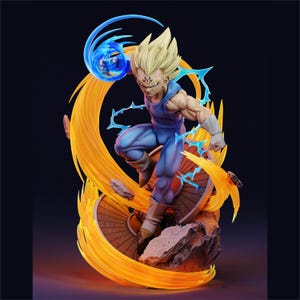 Starborn Warrior STL 3D Model for Resin Printer - High Detail Fantasy Figure Diorama Printable File