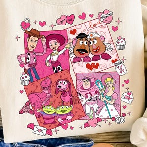 Disney Toy Story Valentine&#39;s day Shirt, Sweethearts Nite Valentine Day Trip, Disneyland valentine trip shirt, Toy Story Disney Trip Shirt