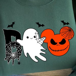 Halloween Boo Shirts, Halloween Kids, Mickey Halloween Shirt, Cute halloween shirt, Disneyland Shirt, Halloween Ghost Comfort Colors Shirt