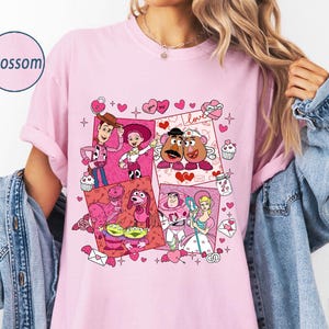 Toy Story Valentine's Day Comfort Colors Tee - Disneyland Trip Shirt