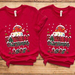 Matching Family Christmas Shirts: 2025 Group Pajama Tees