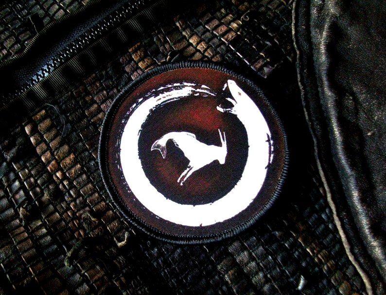 printed design Mountain King Forge Logo Morale patch heritage crafts Military Brown 3