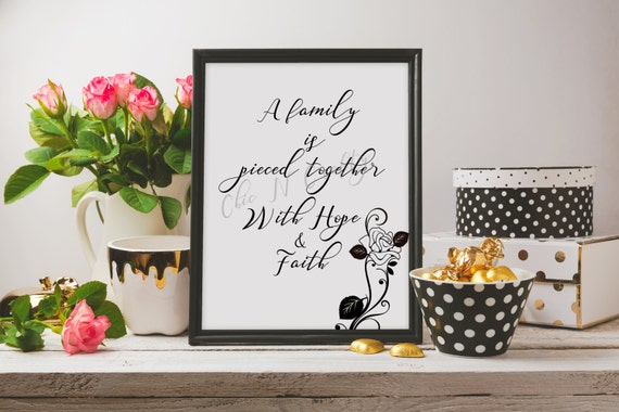 Items similar to INSTANT DOWNLOAD Printable Art, Wall Print Quote