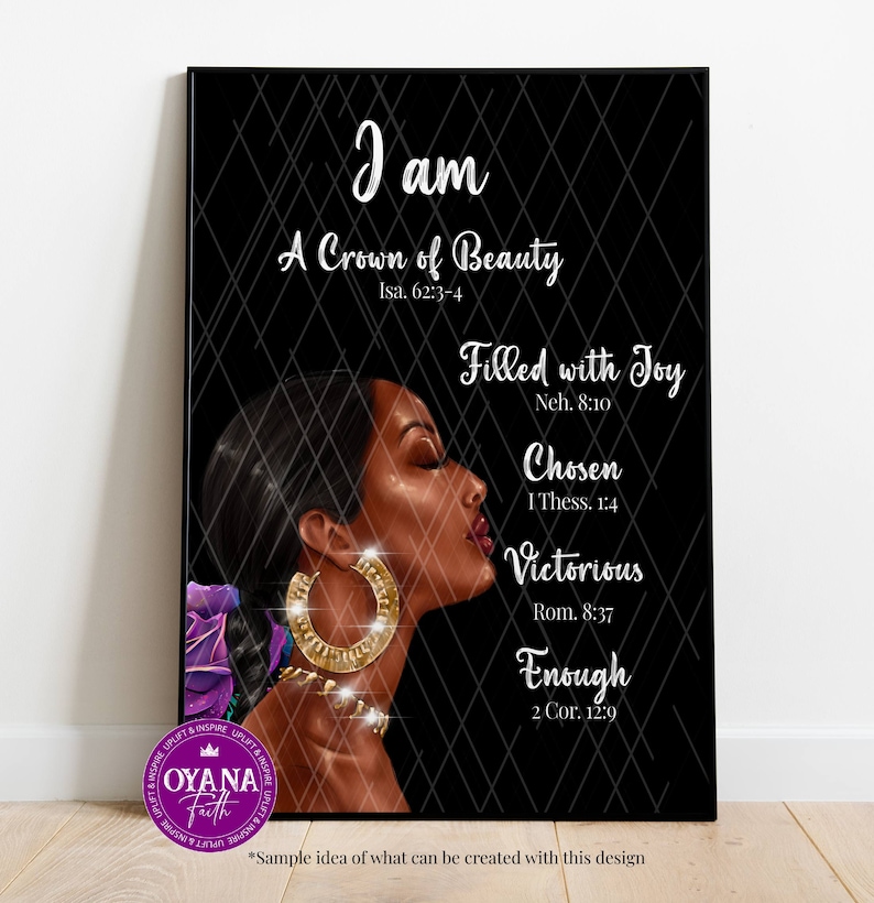 Affirmation Design, Affirmation Kissen Design, Kunst druckbar, Sublimation Design digitaler Download T-Shirt Design, PNG, Instant Download Bild 1