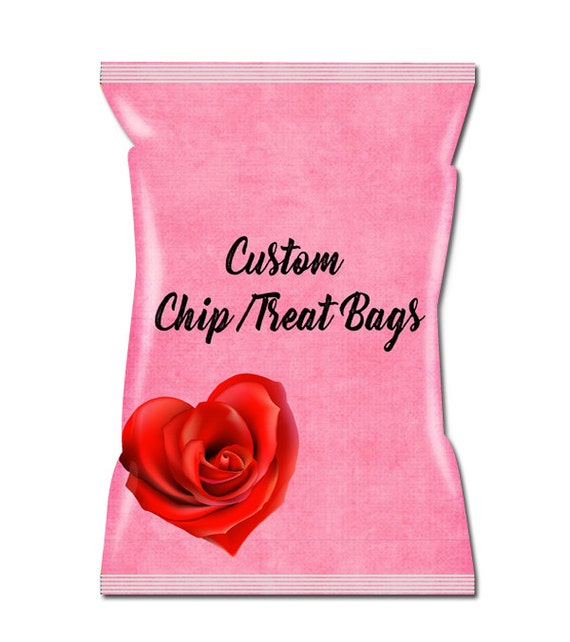 CUSTOM DESIGN,PDF Printable File,Custom Treat Bag,Chip Bags,Favor bags,Candy bags,Baby Shower,Birthday,Marketing Il_570xn