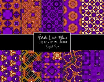 Digital Paper, Purple Digital Paper, Fashion Digital, Purple Lover,Digital Paper, Fashion Digital Paper Pack