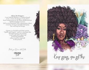 Encouragement Card, Get Well. Sympathy, Bestie Card, Black Greeting Cards, Get Well Cards, Birthday Cards, Thank You Card, Checking In Cards