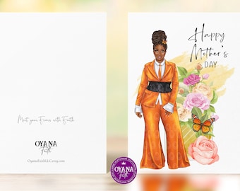 Mother's Day, Mother's Day Card. Mother's Day Greeting Card. Aunt. Grandmother. Godmother. Greeting Card