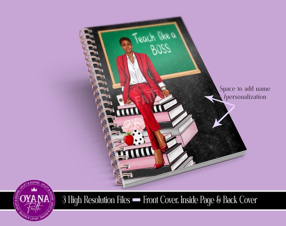 Teacher Planner Cover, Teacher Planner, Planner Dashboard, Dashboard Cover. Notebook Cover, Journal Cover, Diy Printable, Letter Il_570xn