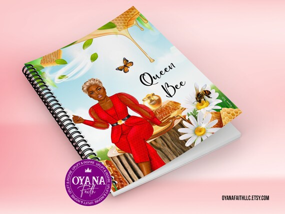 Planner Cover, Notebook Cover, Journal Cover, Wall Art, Motivational Journal. Dashboard Cover, Diy Printable, Queen Bee, Letter Size Il_570xn