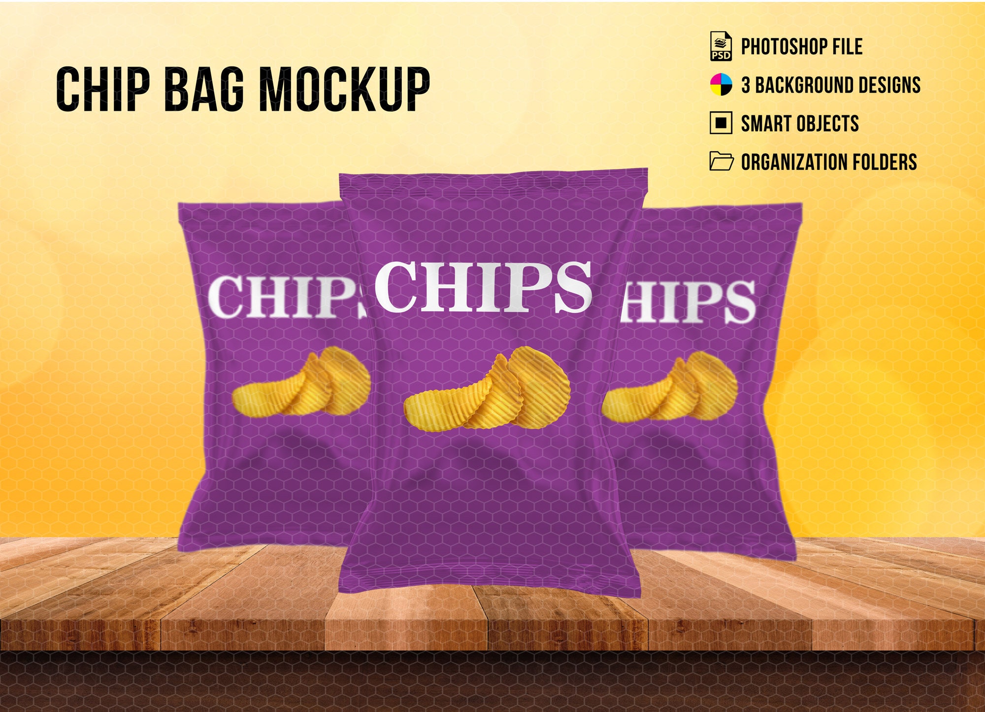Download Chip Bag Chip Bag Mockup Psd Mockup Instant Download Etsy