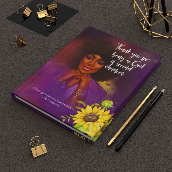 Black Girl Journal, Black Girl Journals, Prayer Journal, Writing Journal. Blank Journal. Lined Page. Hardcover Journal. INVENTORY SALE Il_570xn