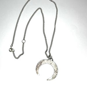Crescent Moon Pendant Necklace