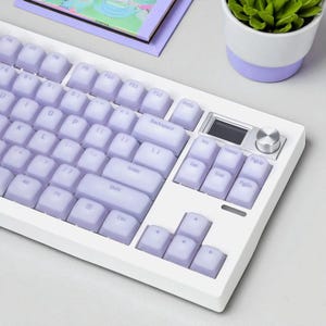 Cute Translucent Gummy-Themed Custom Keycap Set for Mechanical Keyboards | 113 Keys | MX Profile | PBT Material | Cute Gift