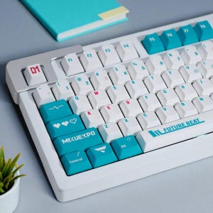 Large PBT Dye-Sub Anime Keycap Set for Mechanical Keyboards – Cherry Profile with 6.25U Spaceba.