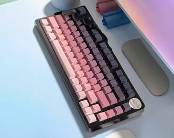 Cartoon PBT Keycaps Set | Cherry Profile, Gaming Keyboard Accessory