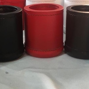 Handmade Premium Leather Dice Cup Professional Casino-Grade Quality