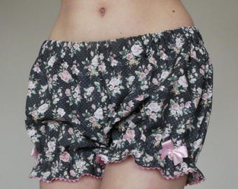 Bloomer fleurs, short romantique, noeuds