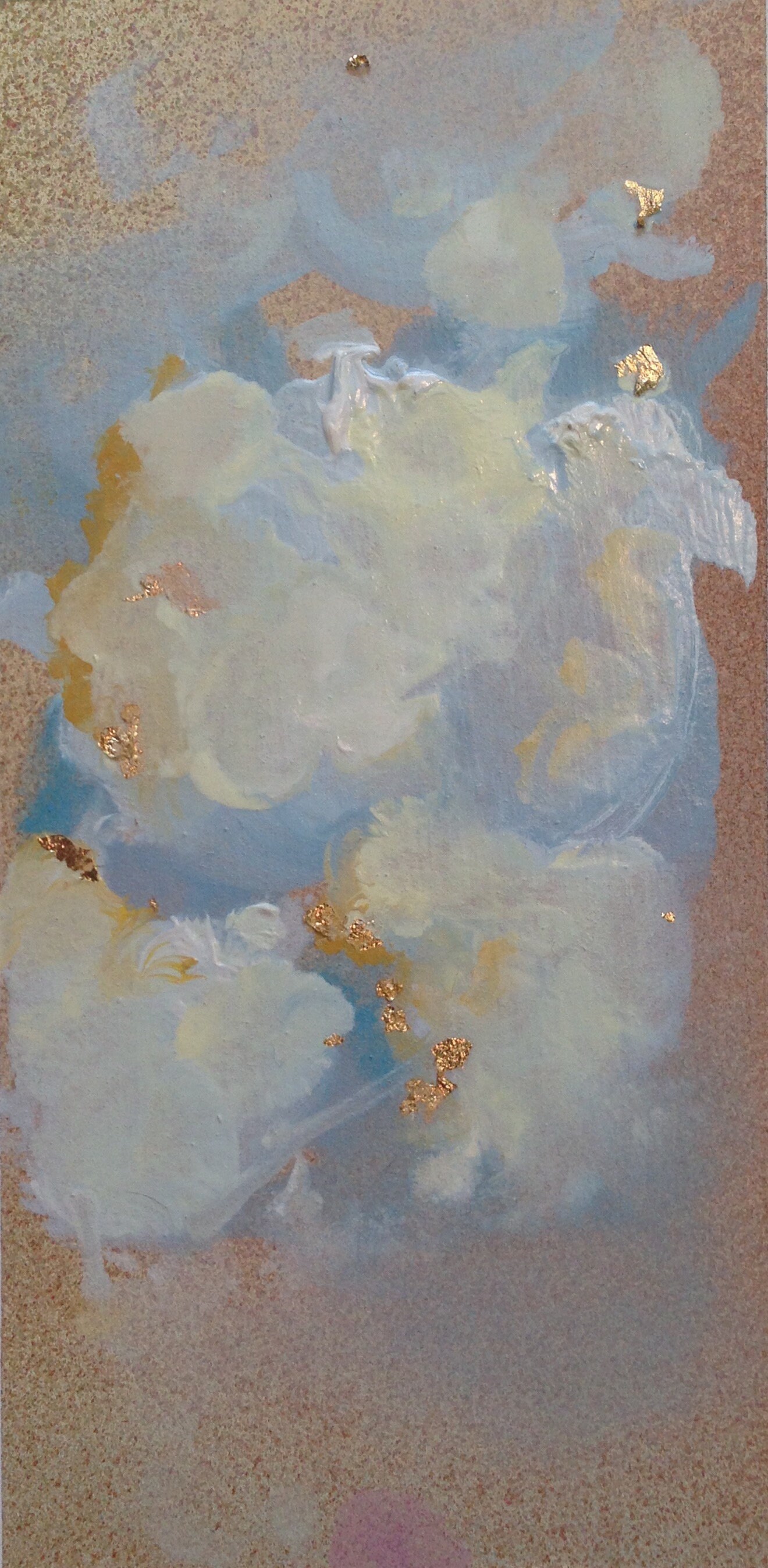 Miniature Abstract Painting Original, Abstract Oil on Paper, Oil Hand ...