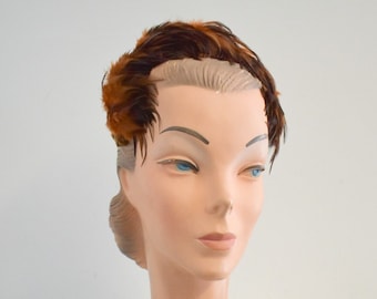 1950s Feathered Headband Fascinator