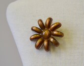 1960s Lucite Flower Brooch