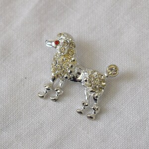 1960s Rhinestone Poodle