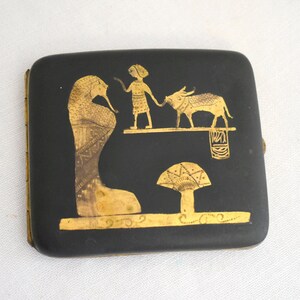 1920s Egyptian Revival Cigarette Case image 1