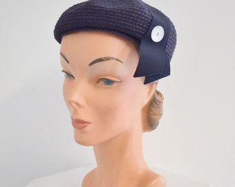 1940s/50s Everitt Navy "Spunwoven" Hat