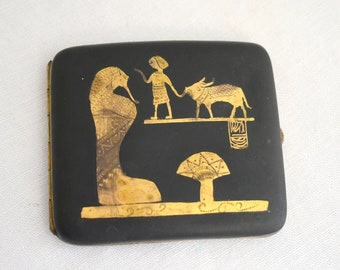 1920s Egyptian Revival Cigarette Case