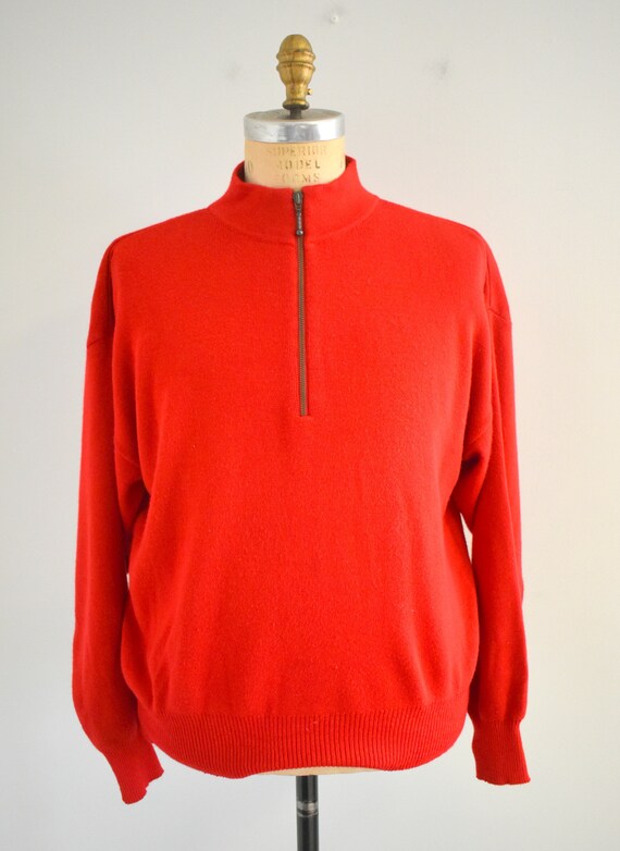 1980s Meister Red Men's Sweater - image 2