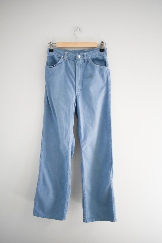 1970s Wrangler Light Blue Denim Jeans - image 2