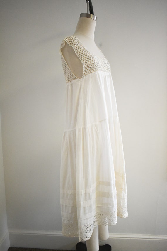 Victorian White Cotton Night Gown - image 4