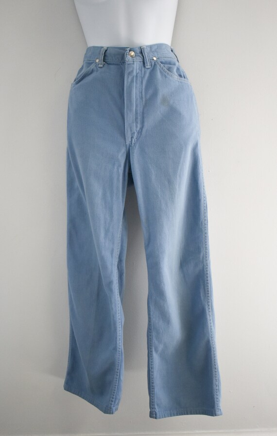 1970s Wrangler Light Blue Denim Jeans - image 4
