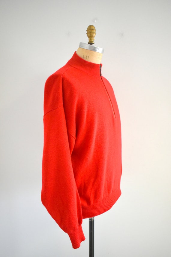 1980s Meister Red Men's Sweater - image 4