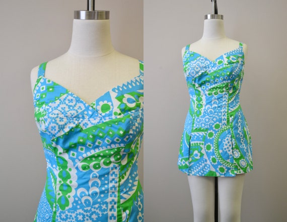 1960s Gabar Romper/Swimsuit