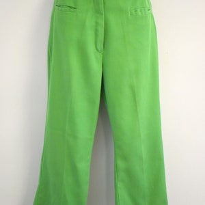 1970s Miss Holly Kelly Green Cropped Pants - Etsy