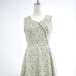 1960s Carnegie of London Floral Cotton Dress
